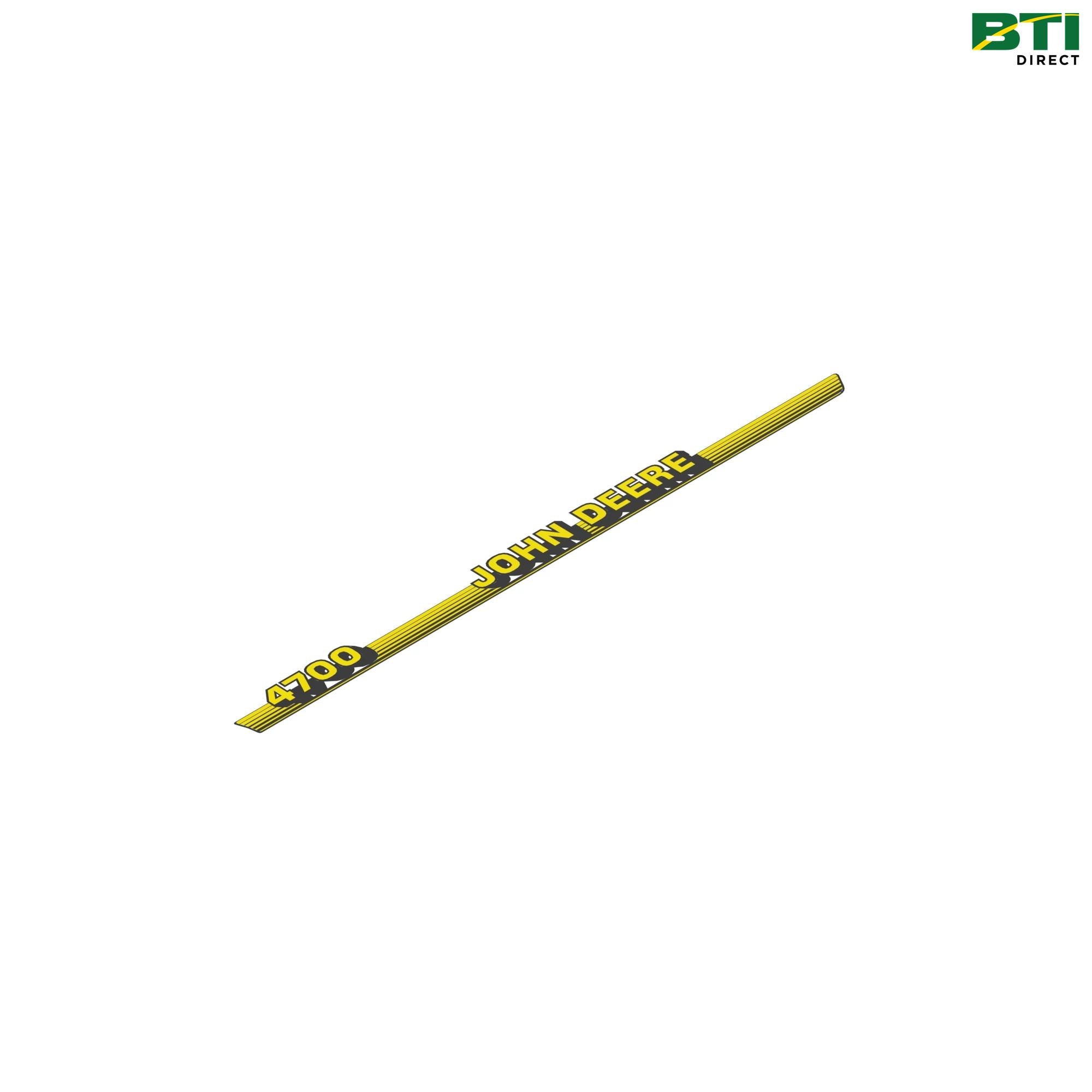 LVU10342: John Deere 4700 Label, Left Side