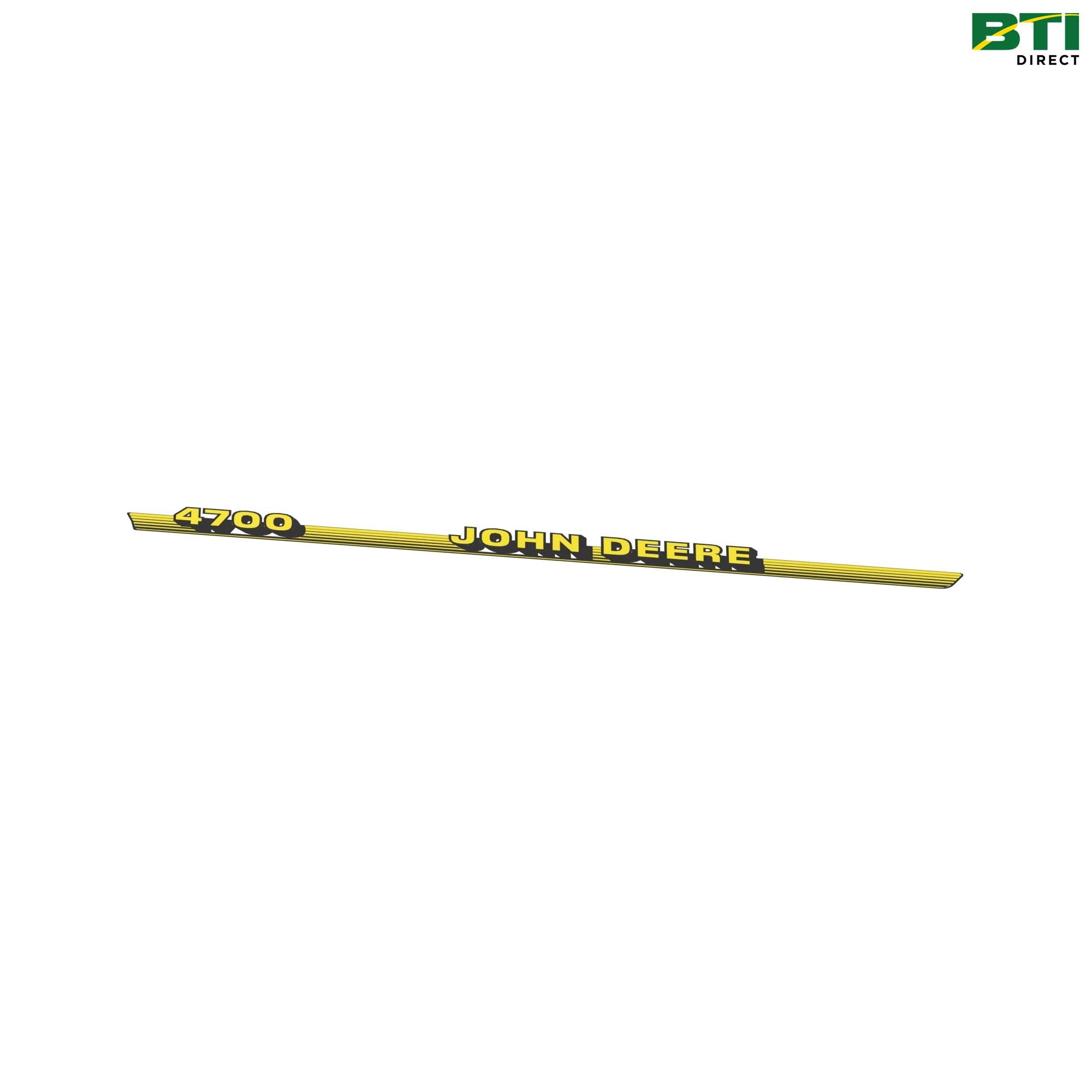 LVU10342: John Deere 4700 Label, Left Side