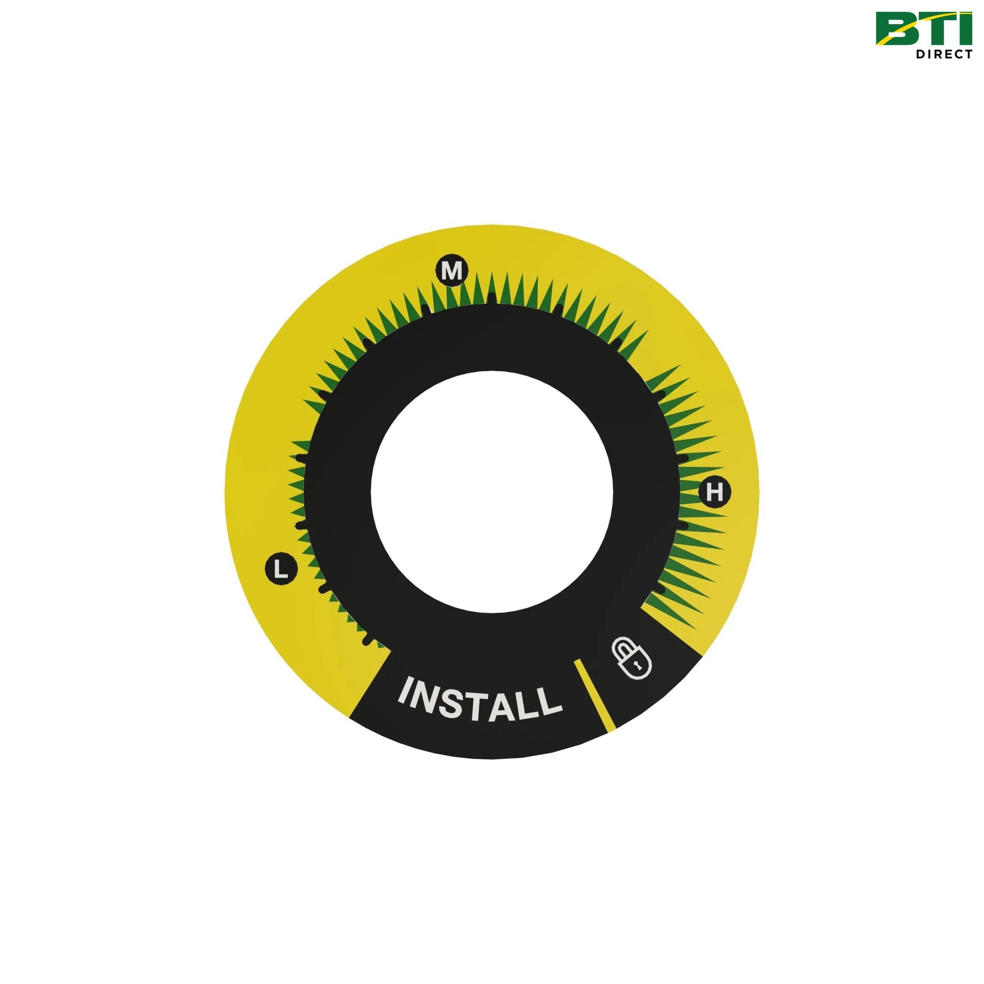 LVU16616: Mower Lift Height Label