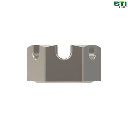 LVU18952: Hexagonal Slotted Nut, 5/8-18