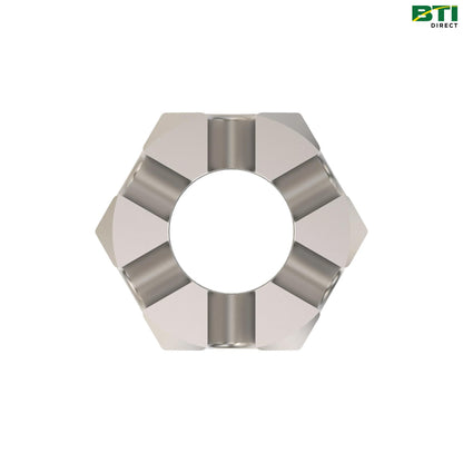 LVU18952: Hexagonal Slotted Nut, 5/8-18
