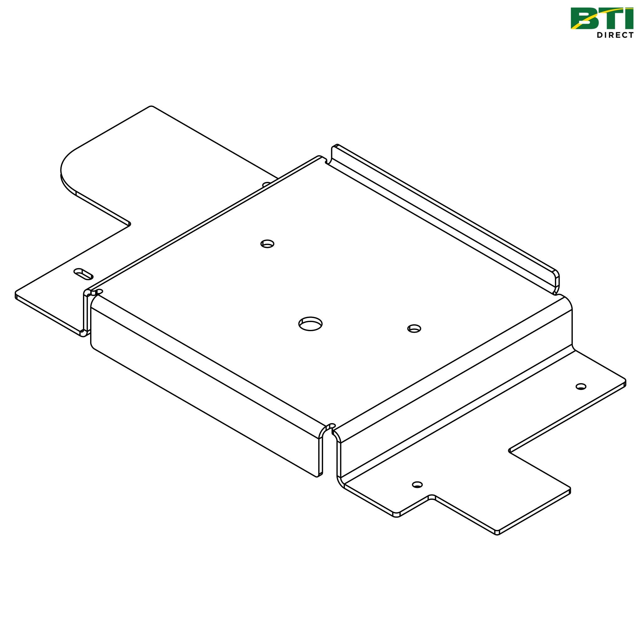 LVU20292: Mower Deck Ramp, Left Side