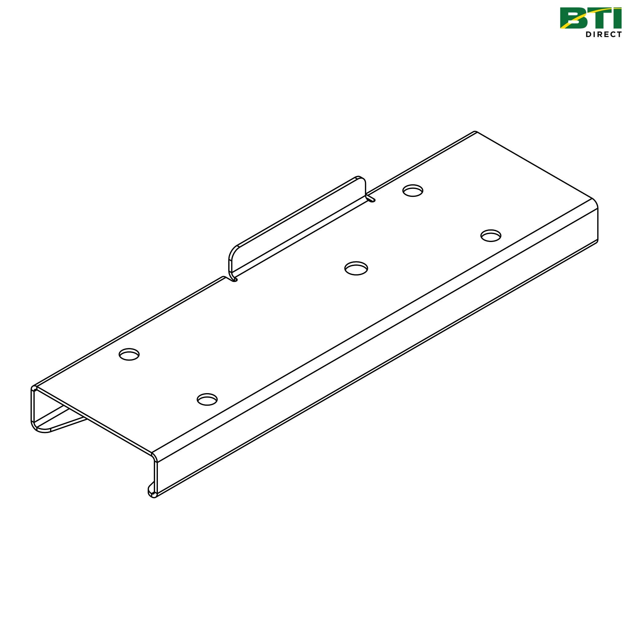 LVU20294: Mower Deck Ramp, Right Side