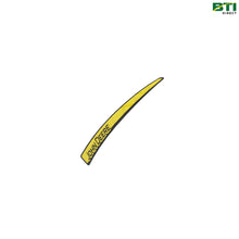  LVU21763: John Deere Right Side Hood Label Stripe