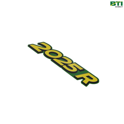 LVU25759: 2025R Model Designator Label, Left Side