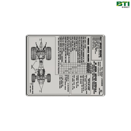 LVU32938: Service Interval Label