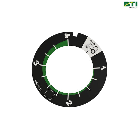 LVU34612: Mower Lift Height Label