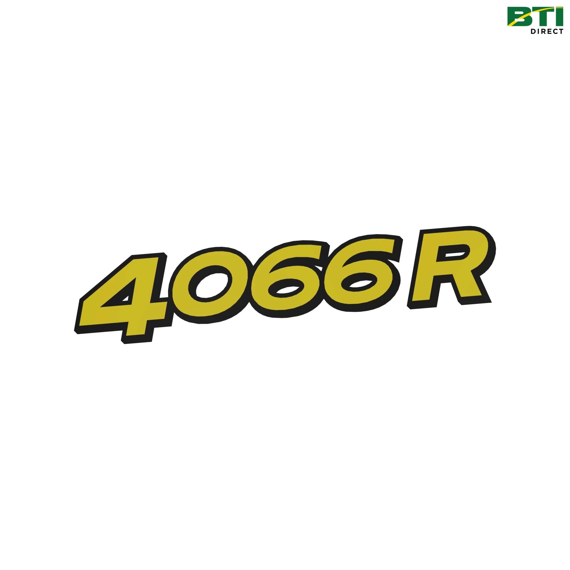 LVU35171: 4066R Model Label, Left Side