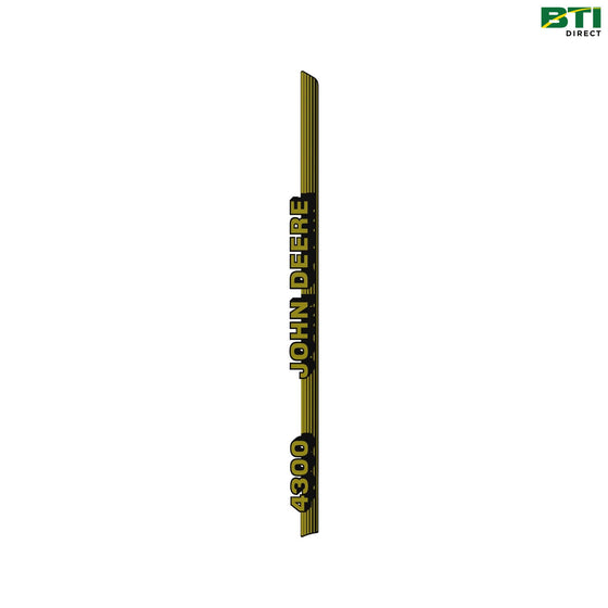 M116867: John Deere 4300 Model Stripe Label, Left Side