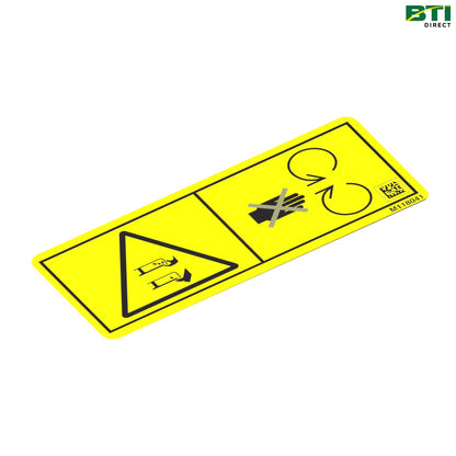 M118041: Safety Sign, Blade Contact Danger