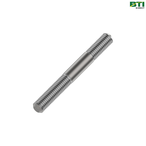 M132544: Both End Thread Stud, 1/4" X 4.331"