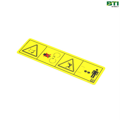 M138631: Danger Export Chute Guard Label