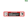 M139128: Safety Sign, English