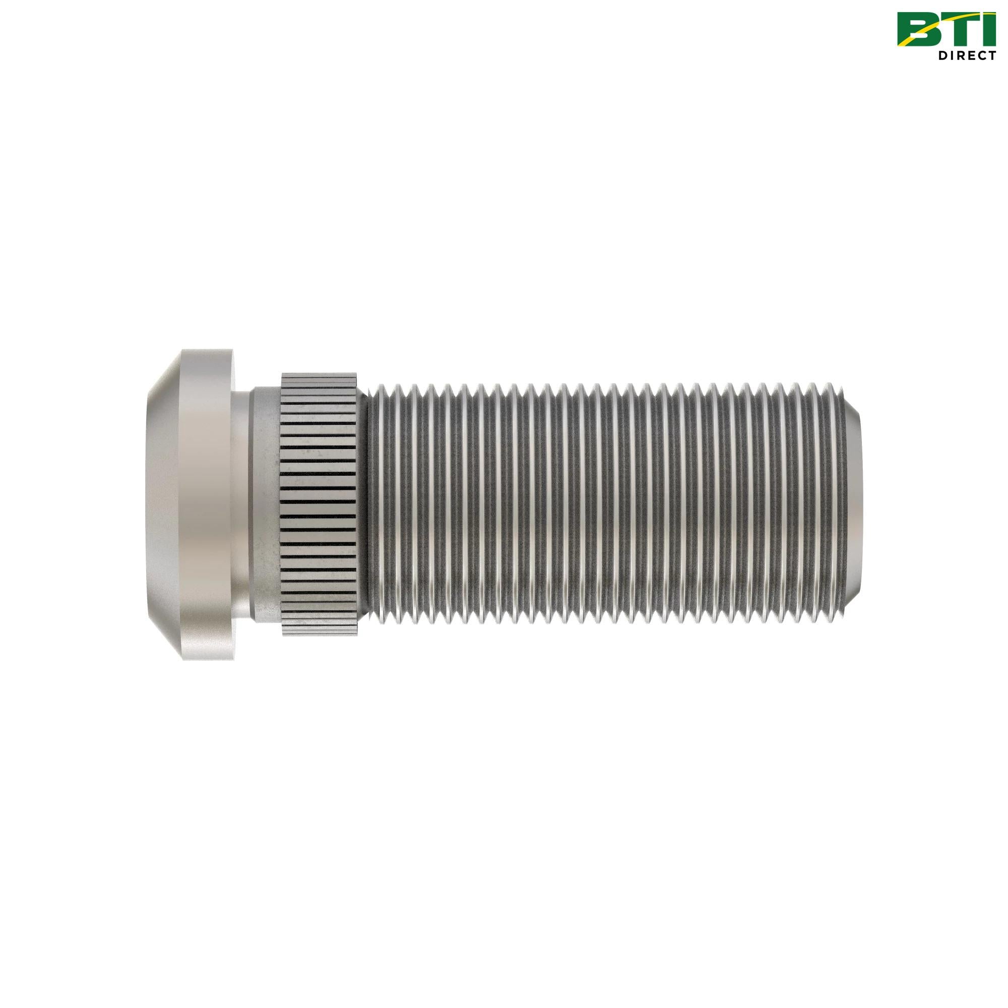 M140438: Ribbed Neck Wheel Bolt