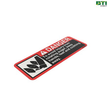  M144853: Danger Label, Auger