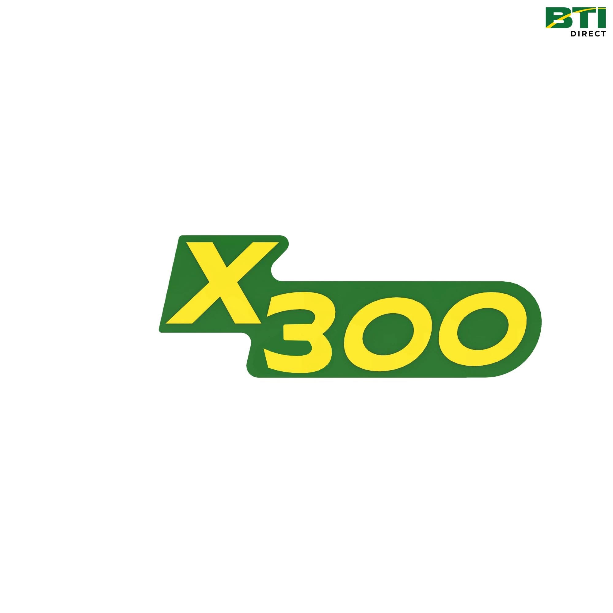 M152341: X300 Model Label