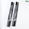 M159047: High Lift Mower Blades (Set of 2), 42 inch, Cut Length 95 mm (3.7 inch)