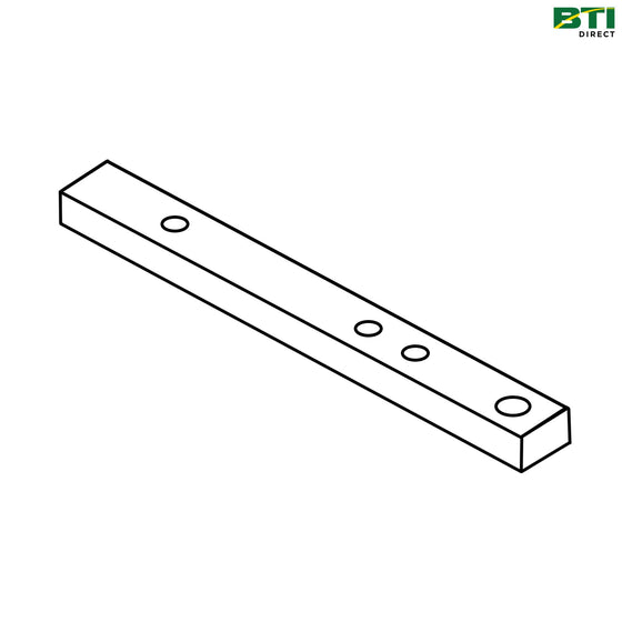 M803613: Flat Drawbar