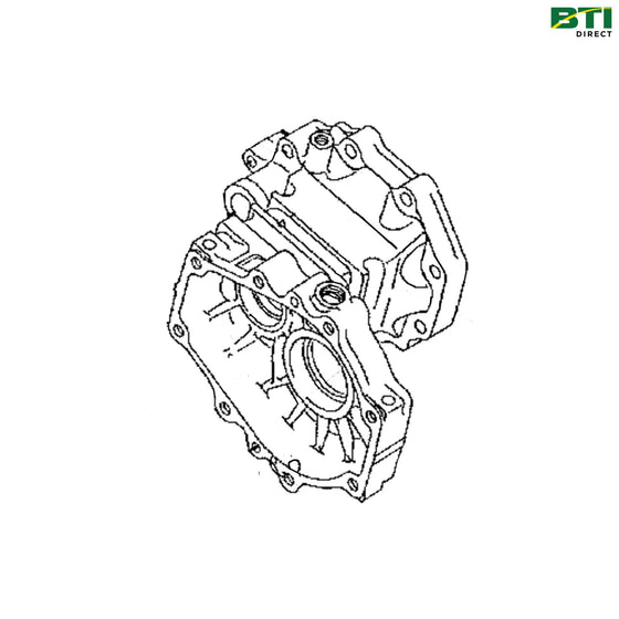 M807849: Rear Axle Housing, Left Side