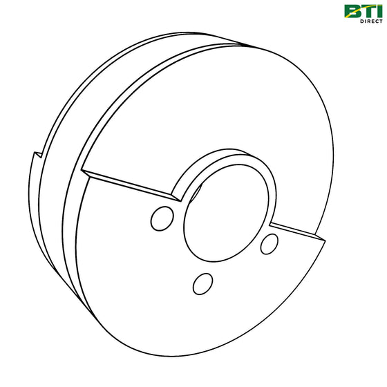 M811430: Engine Crankshaft and Piston Pulley