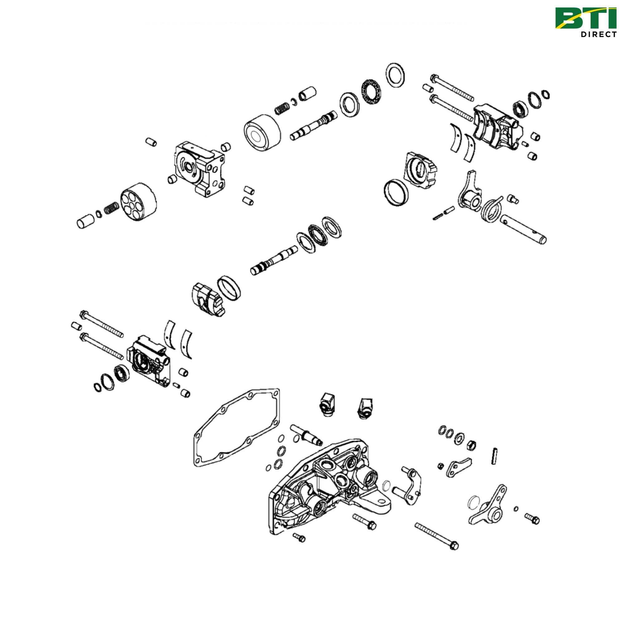 MIA884857: Wheel Drive Hydraulic Motor
