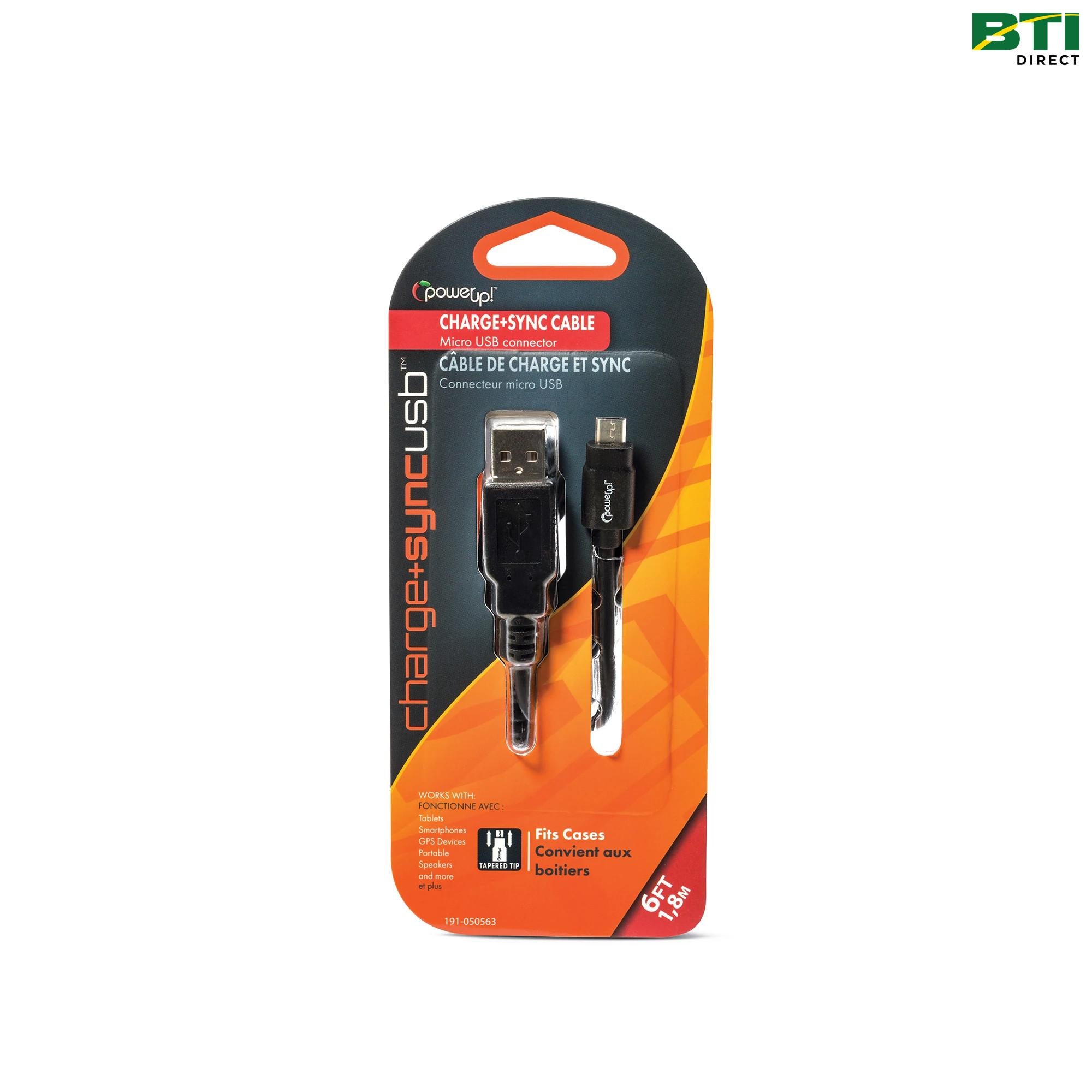 PM191-050563: 6 ft Micro-USB Cable