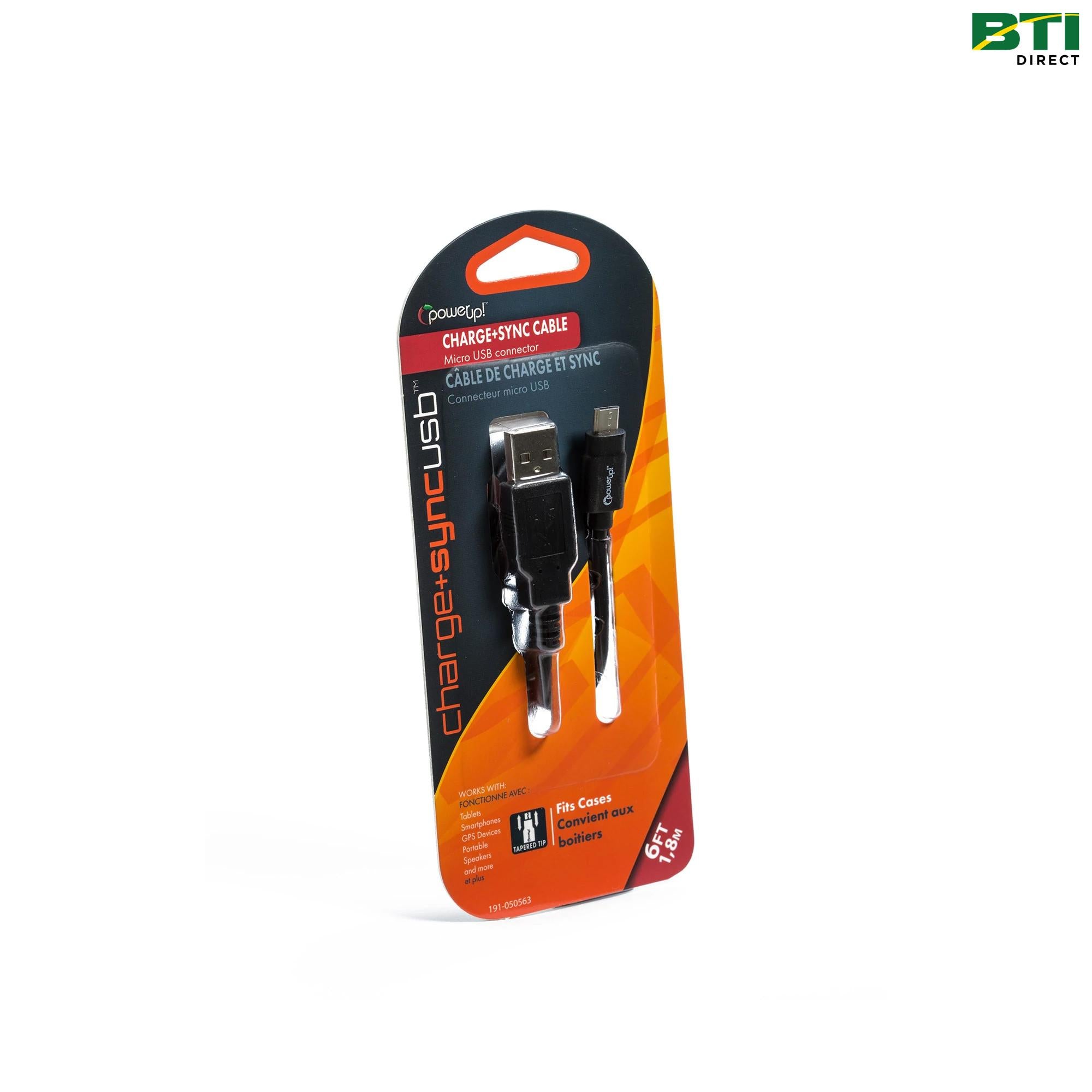PM191-050563: 6 ft Micro-USB Cable
