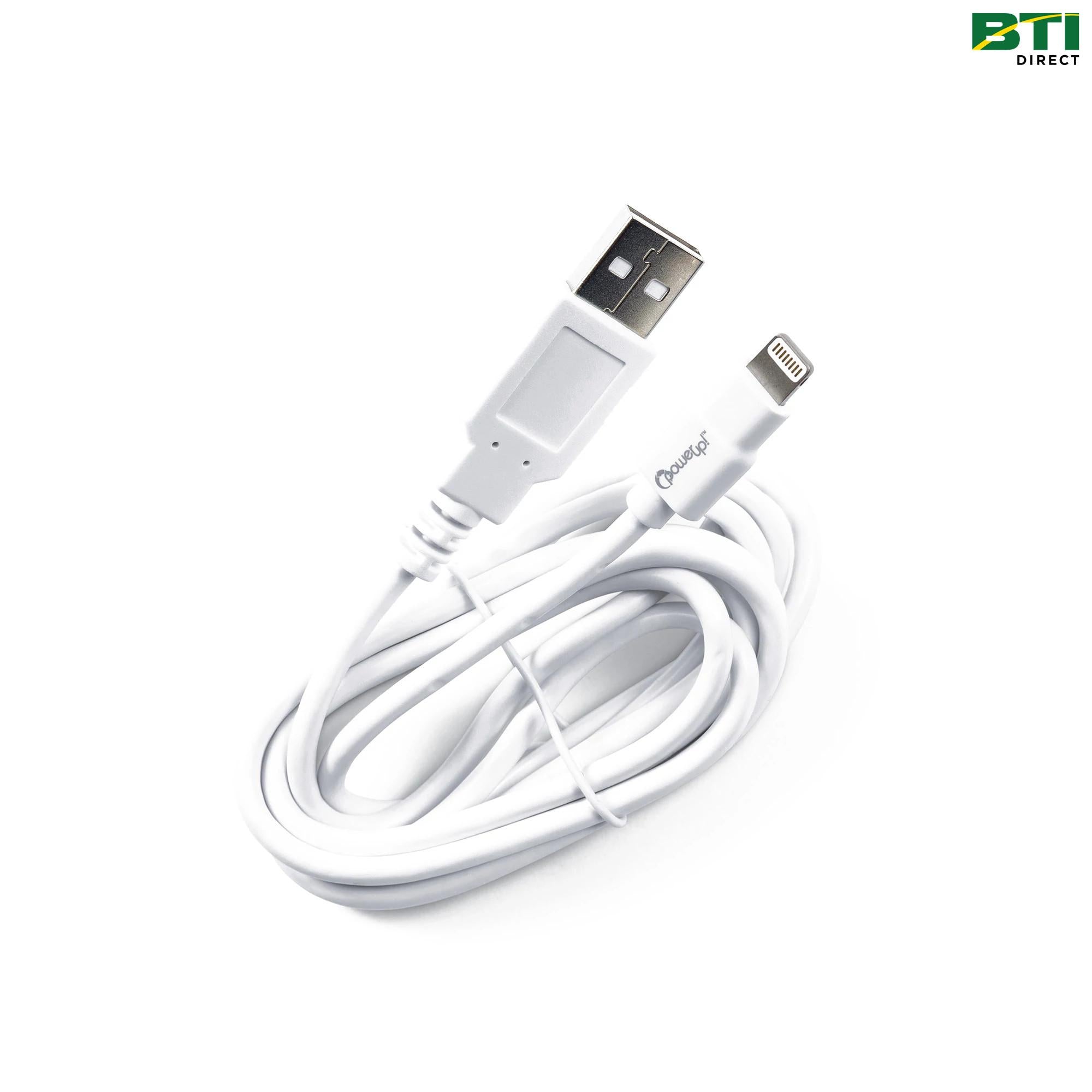 PM191-050594: 6 ft White Apple USB Cable