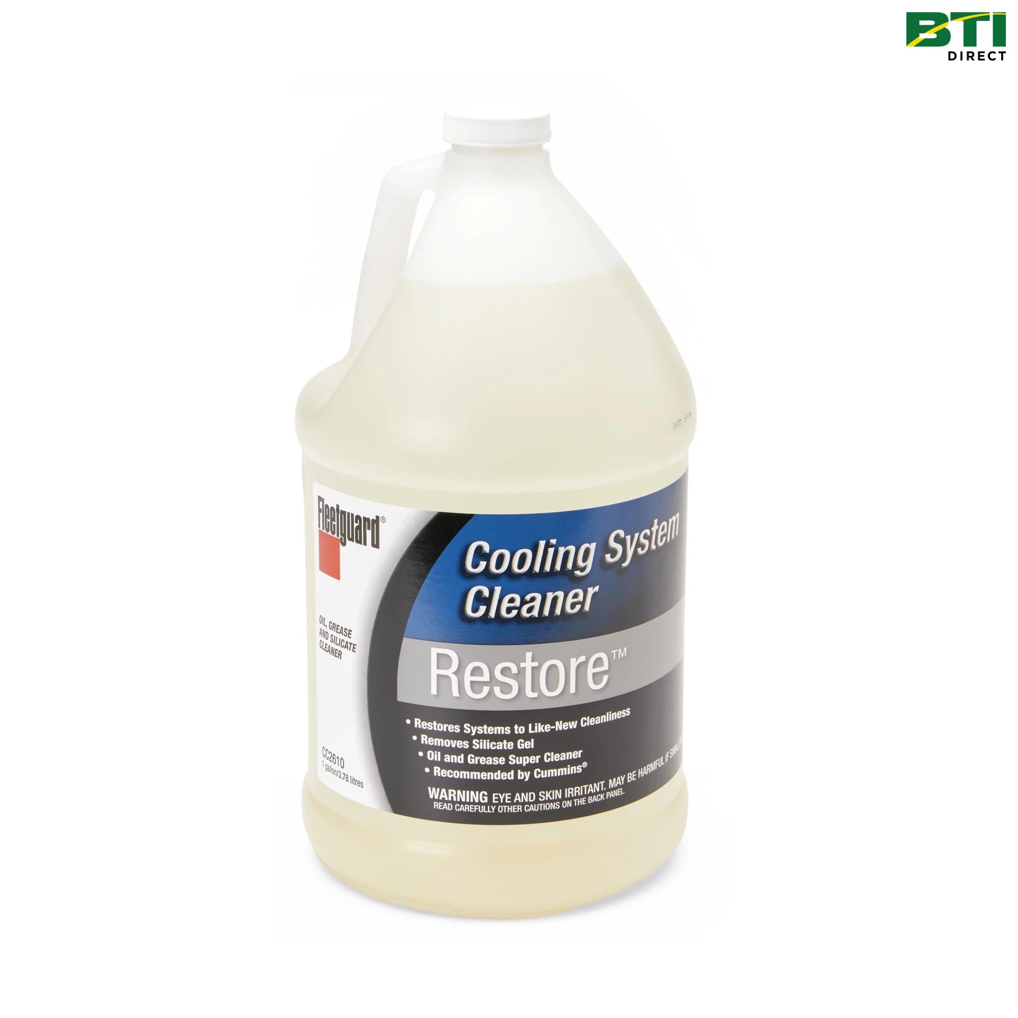 PMCC2610: Fleetguard® Cooling System Flush, Restore™, 3.78 Liter (1 Gallon)