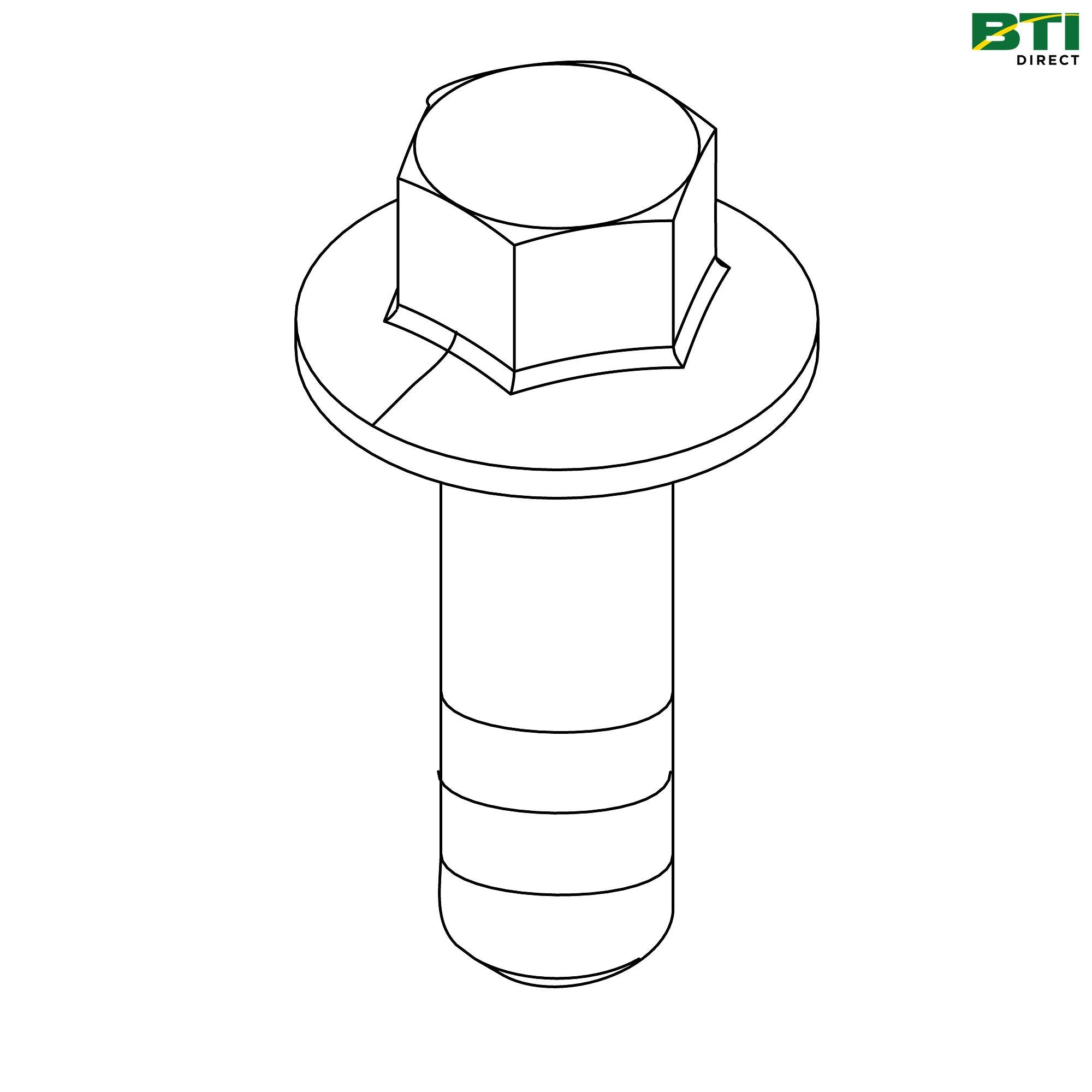R542509: Flanged Cap Screw, M8 X 25