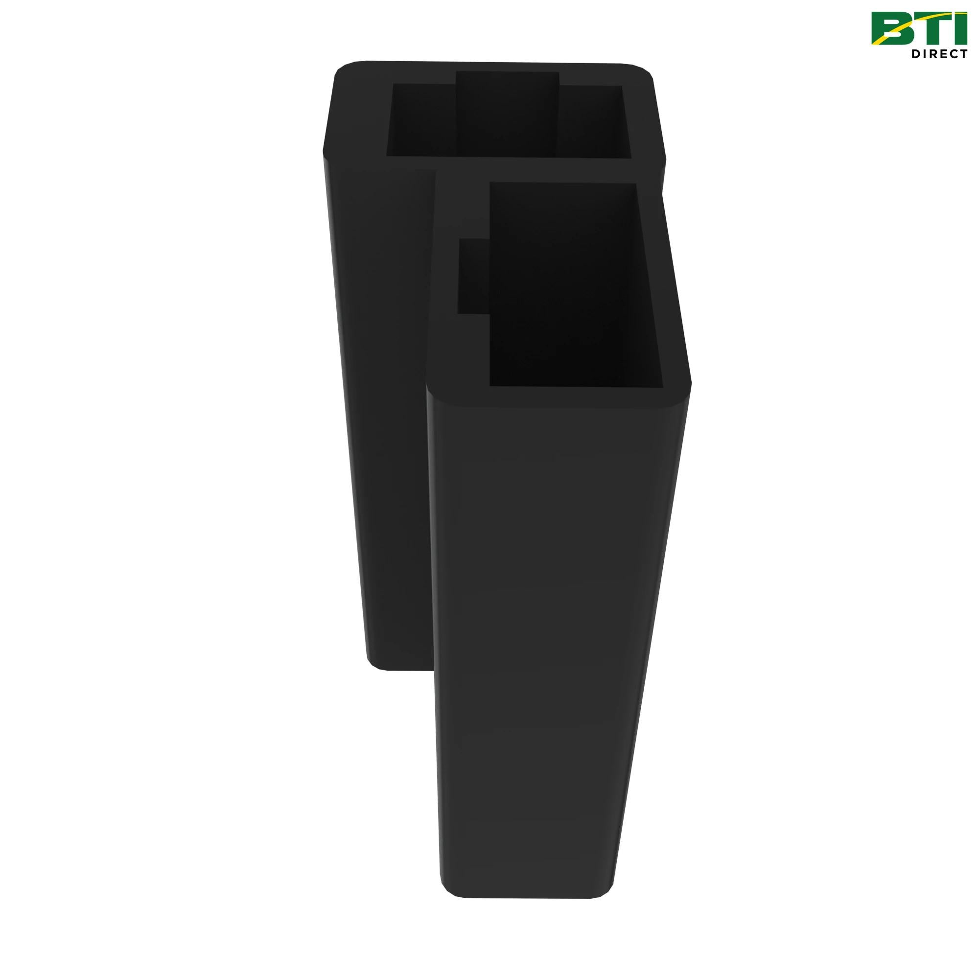 R77476: Black External Electrical Connector, 2 Cavities