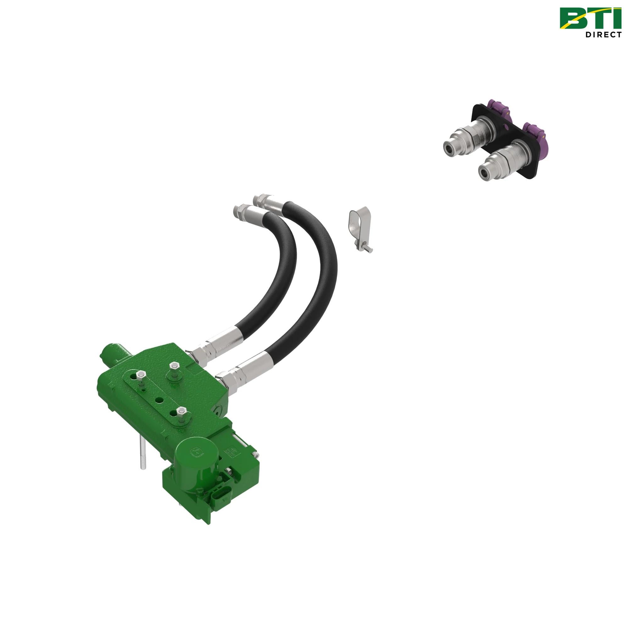 RE340782: 3rd Selective Control Valve (SCV) Kit for Front Hitch