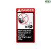 T146104: Safety Sign, French