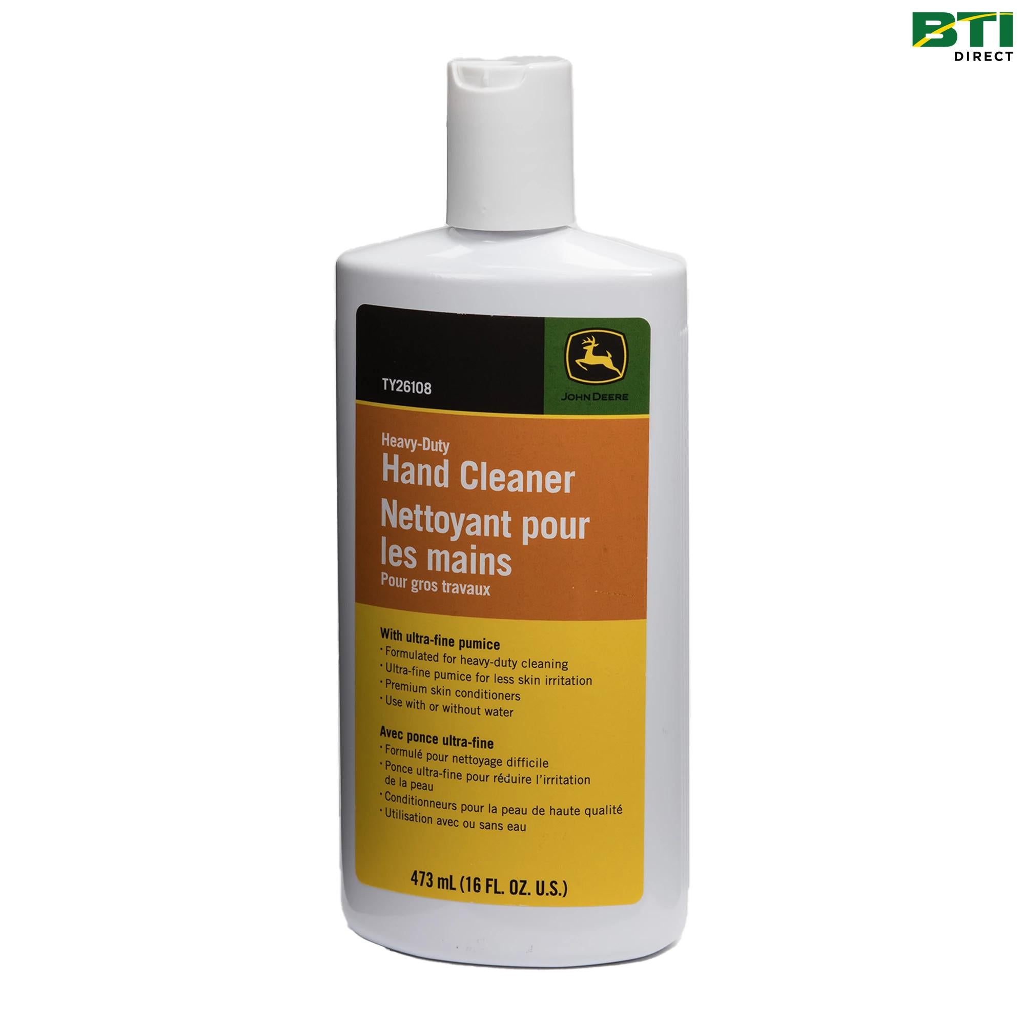 TY26108: Heavy-Duty Hand Cleaner with Pumice, 473.18 ml (16 Fluid Oz)