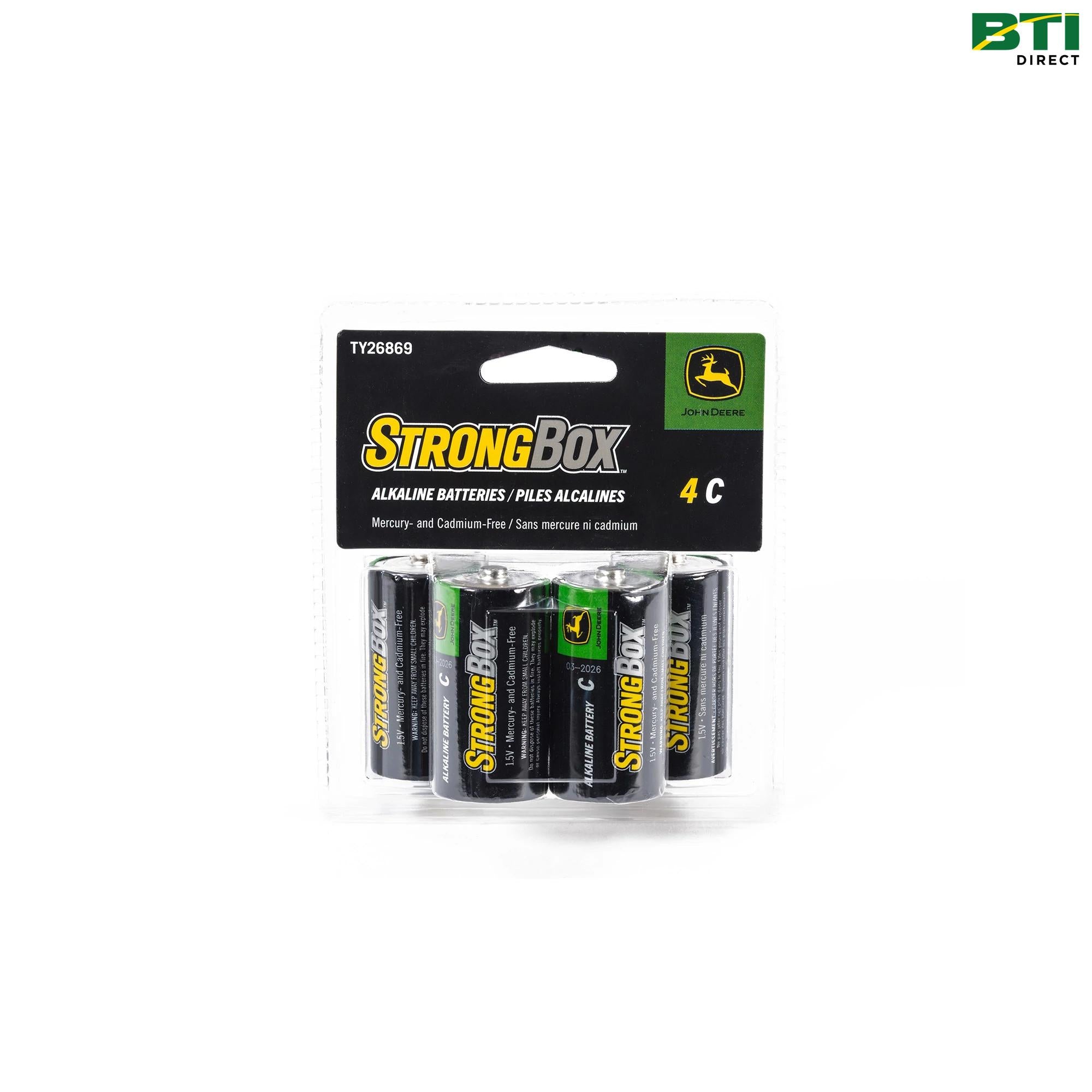 TY26869: 4-C StrongBox™ Alkaline Batteries