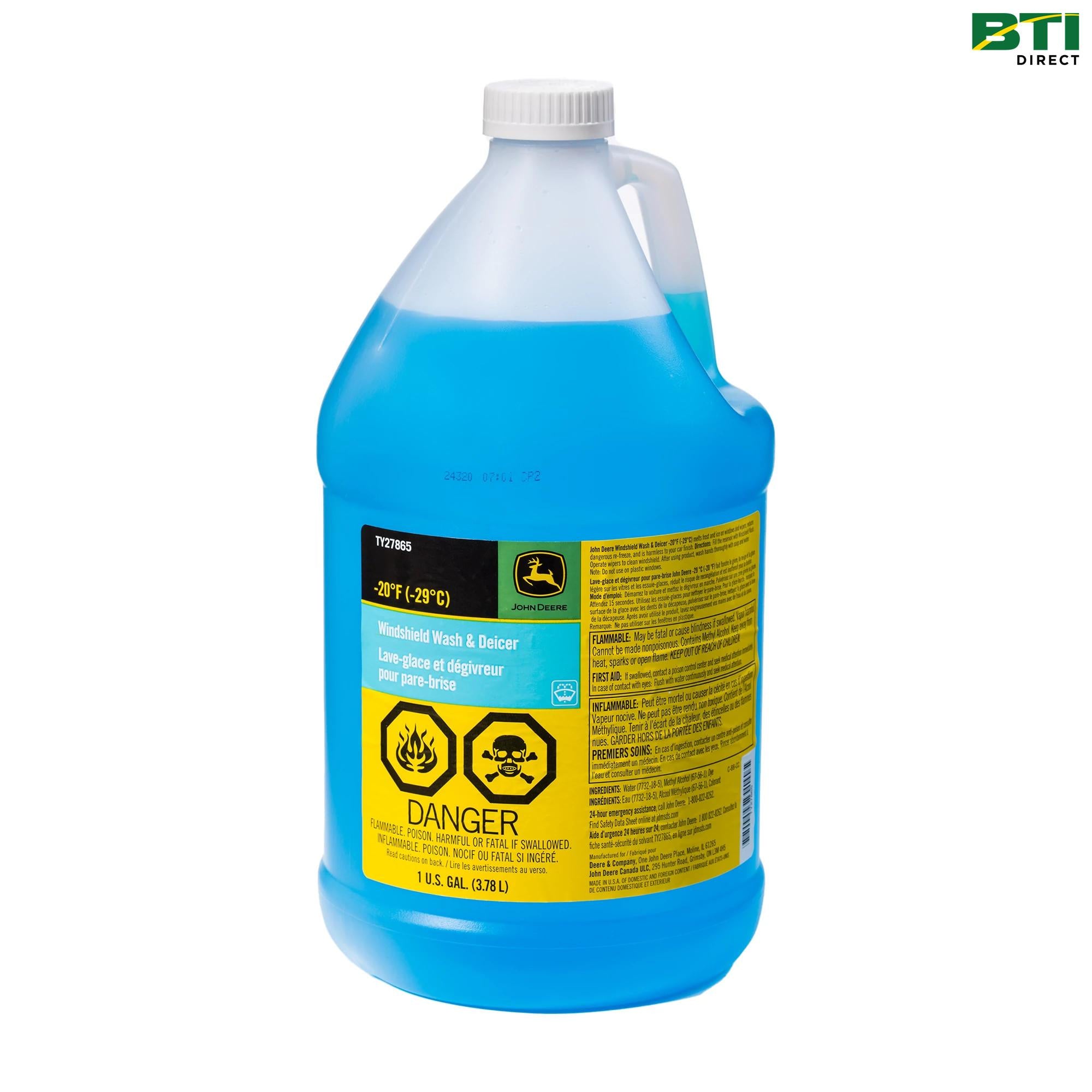 TY27865: Windshield Washer Fluid, 3.78 Liter (1 Gallon)