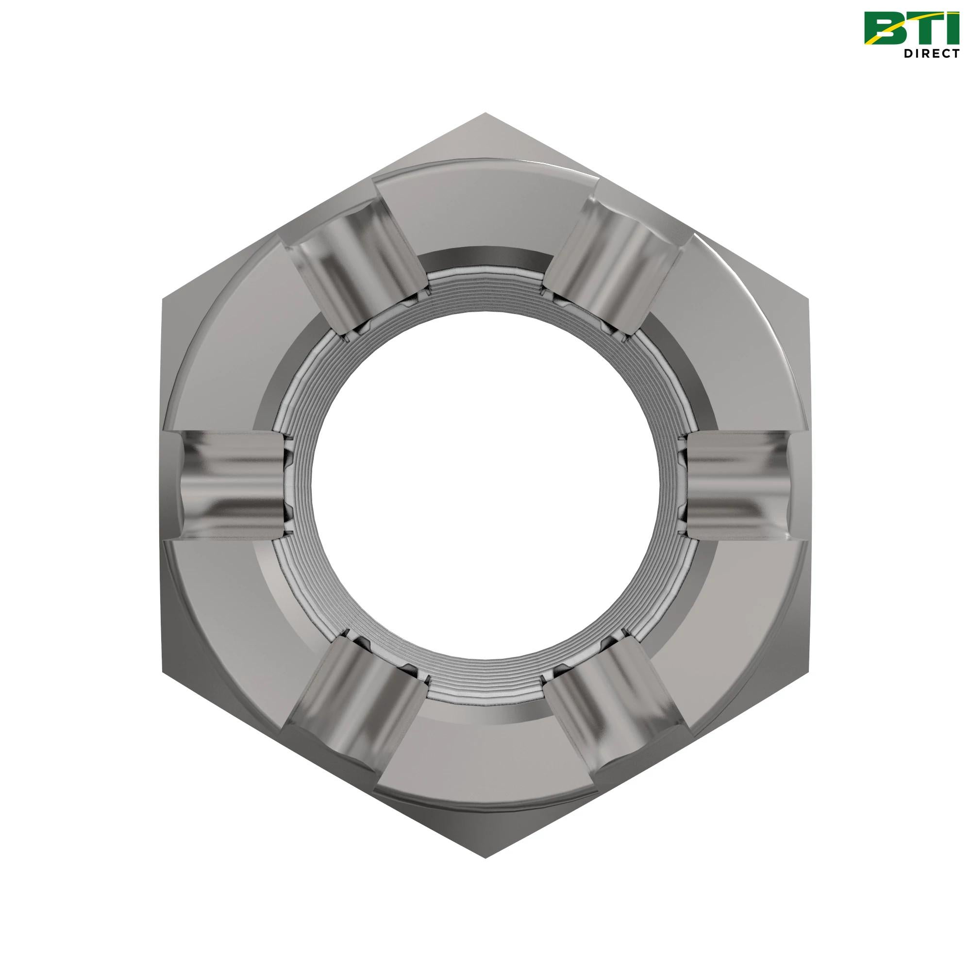 W52919: Hexagonal Slotted Nut, M30