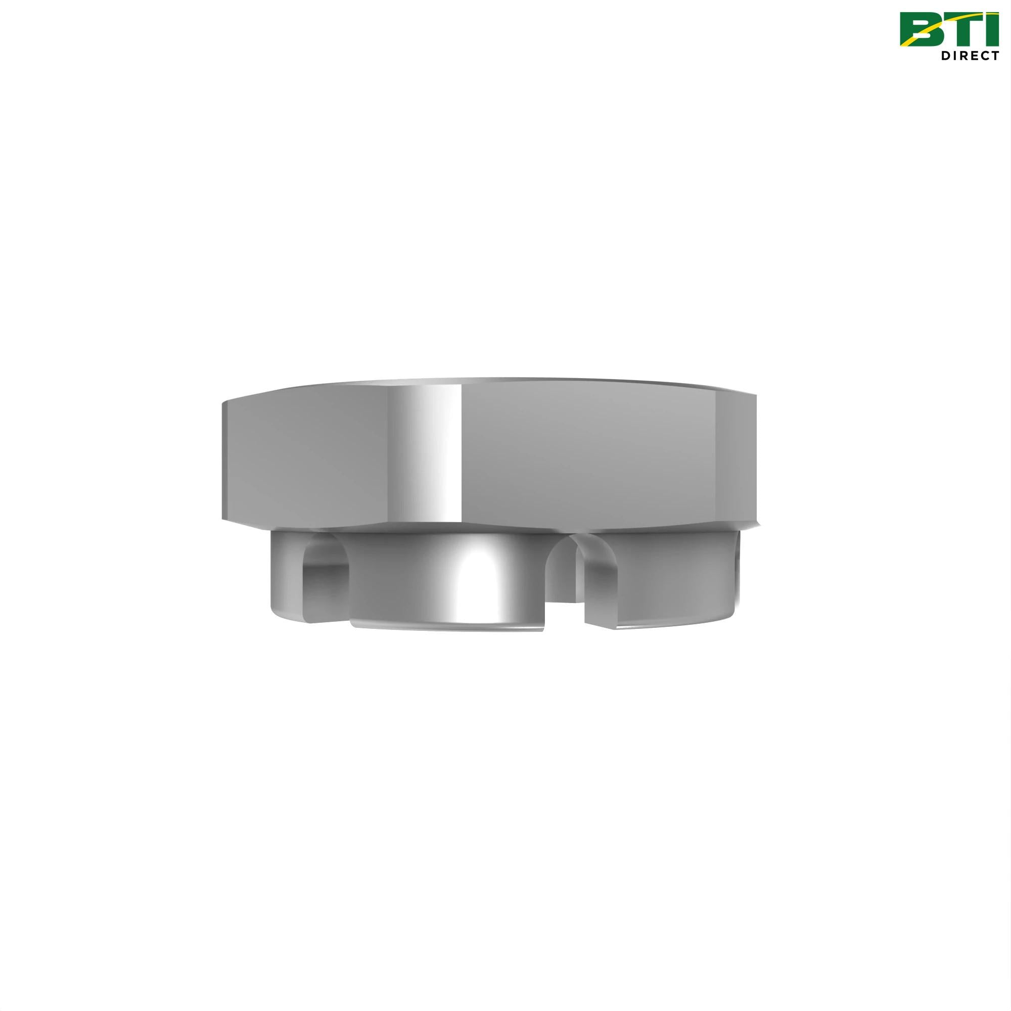 W52936: Hexagonal Slotted Nut, M36