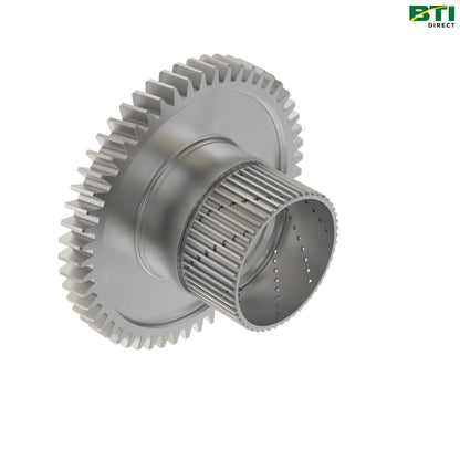 YZ104092: Helical Gear with Hub, 53 Teeth