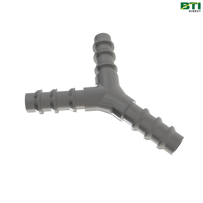 Z40990: Beaded and Barbed Y-Shaped Fitting