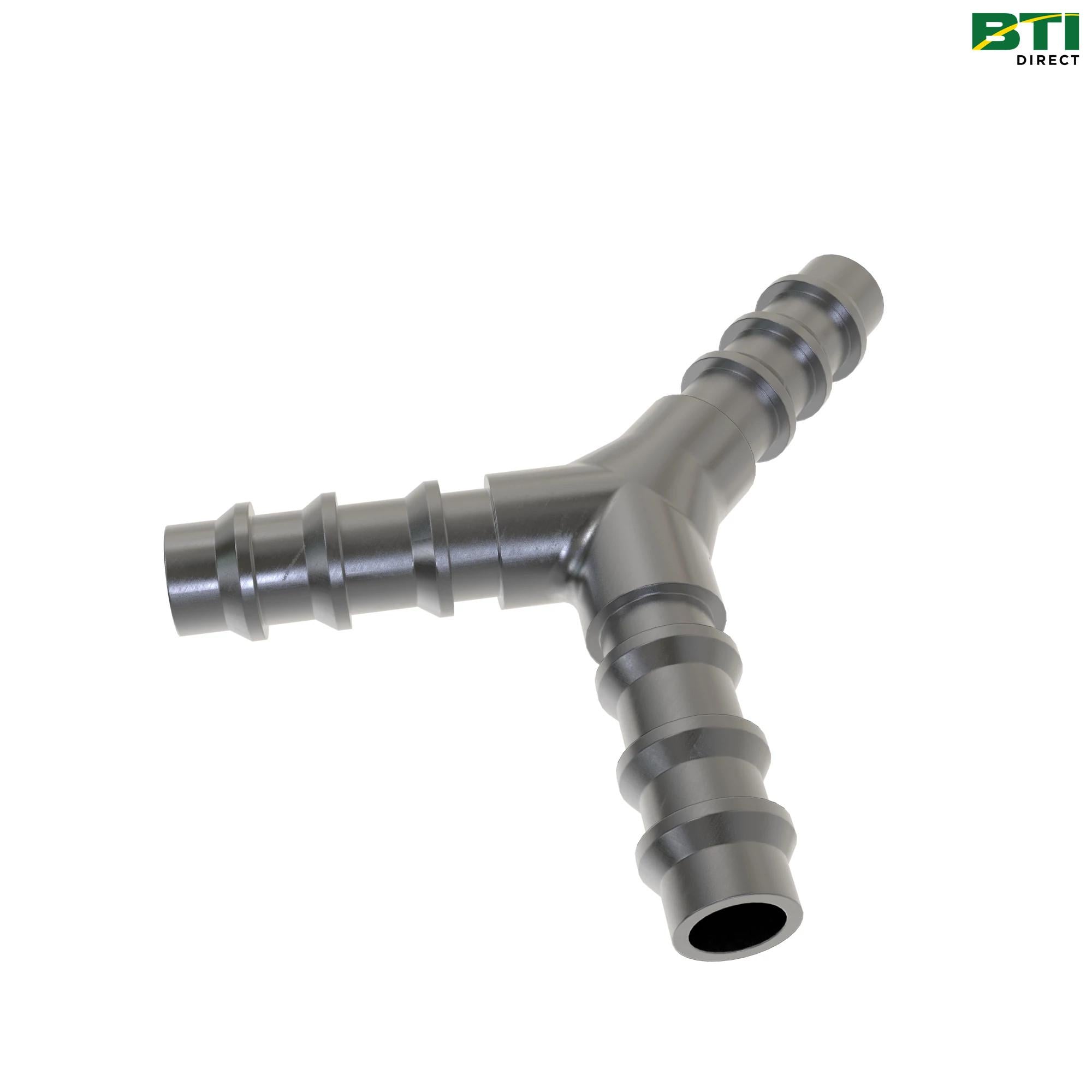 Z40990: Beaded and Barbed Y-Shaped Fitting