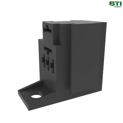 Z61311: Black Electrical Connector Housing, 5 Cavities