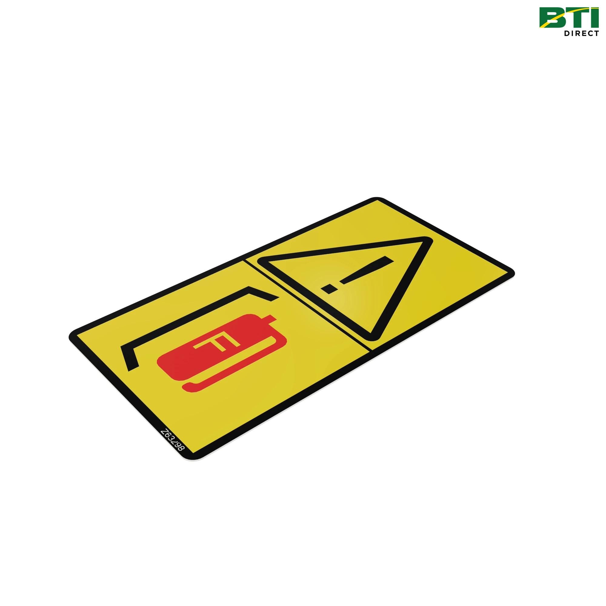 Z63298: Caution Label