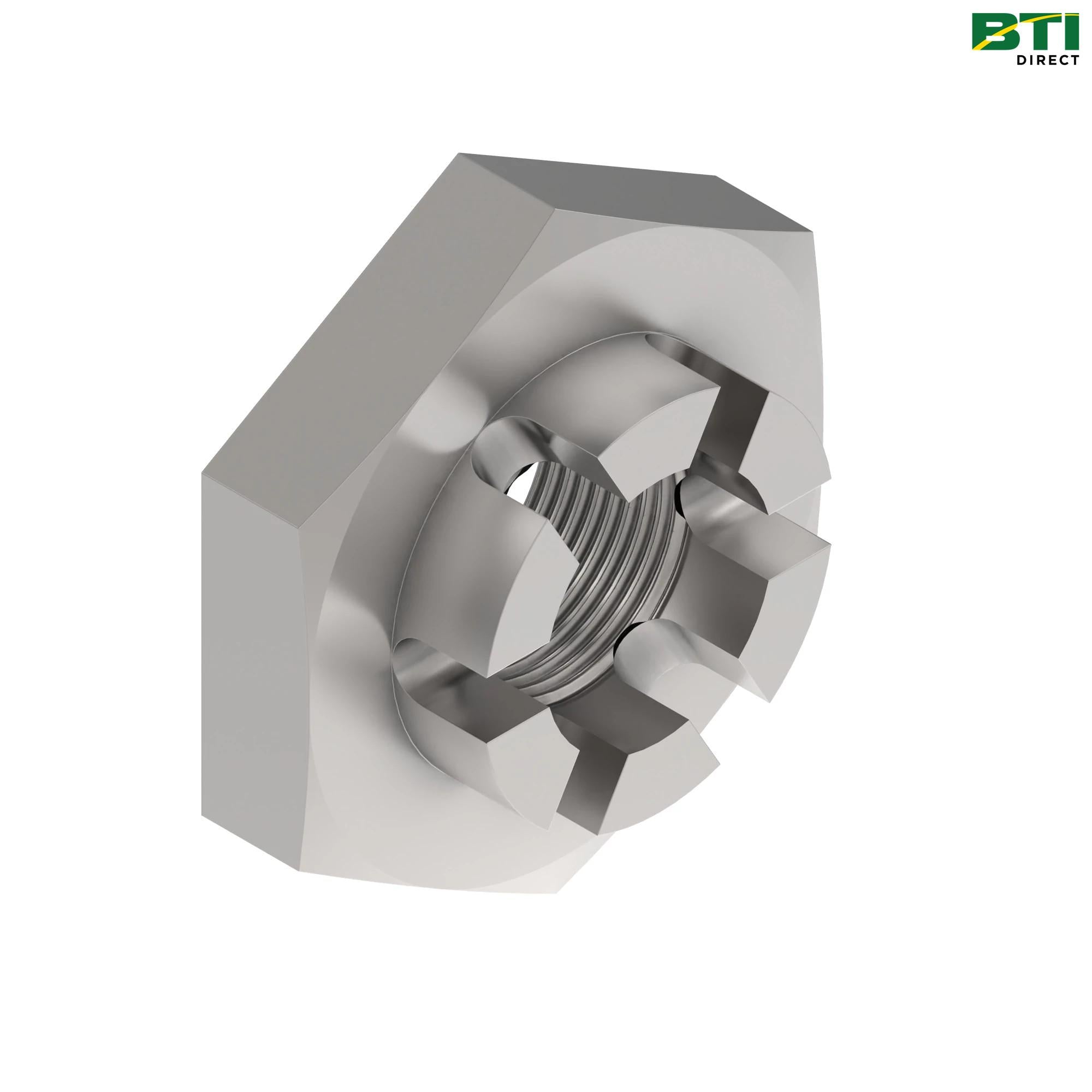Z70829: Hexagonal Slotted Nut, M24