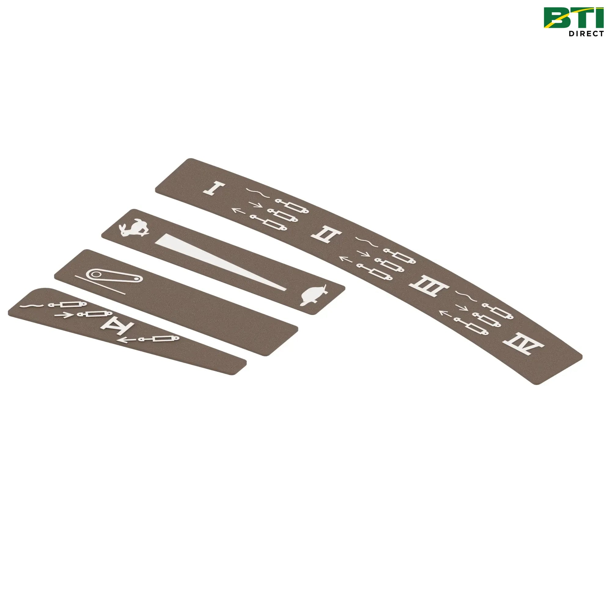 RE179526: Armrest Control Housing Label, French