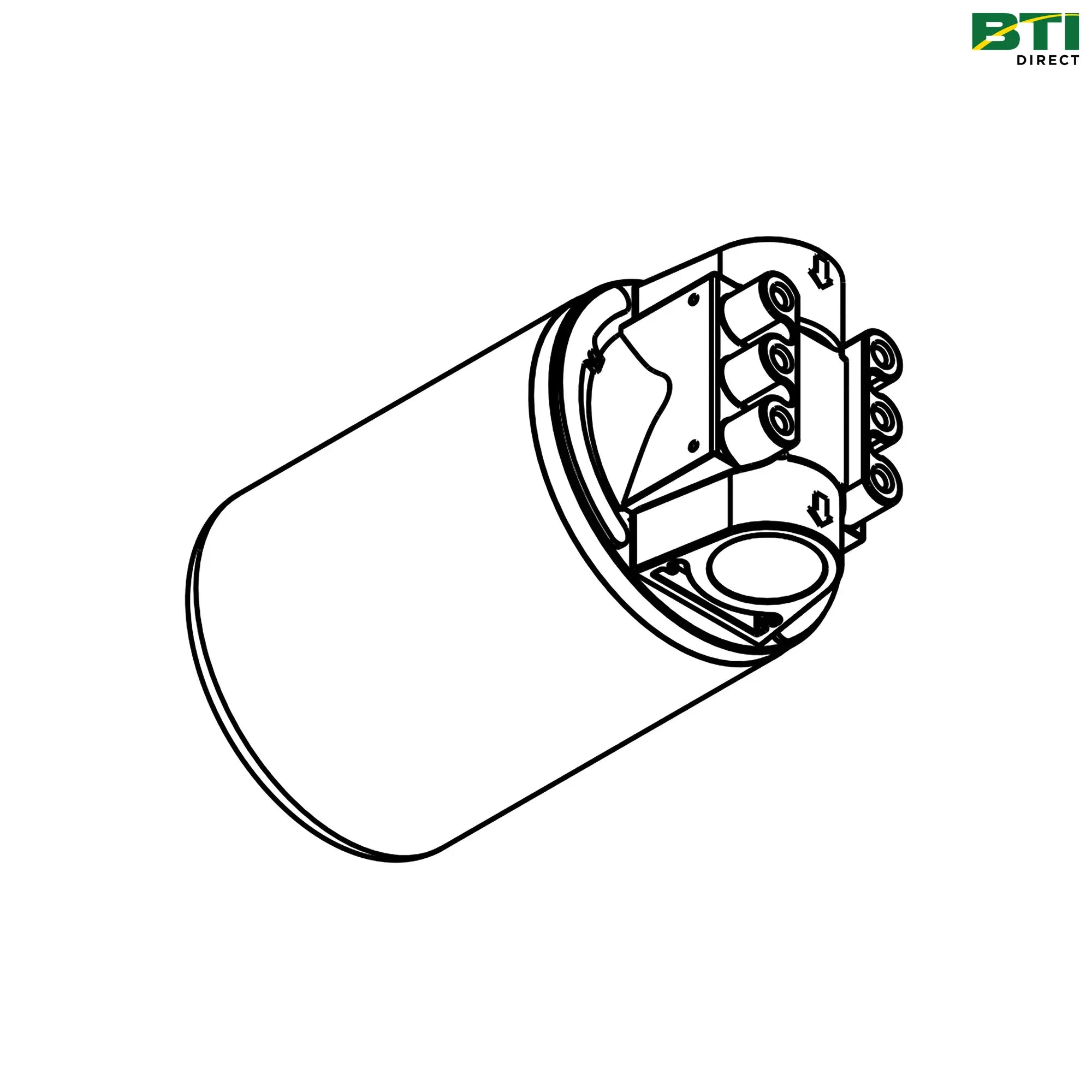 AXE26134: Hydraulic Oil Filter Head