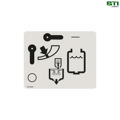 N313966: Eductor Valve Label