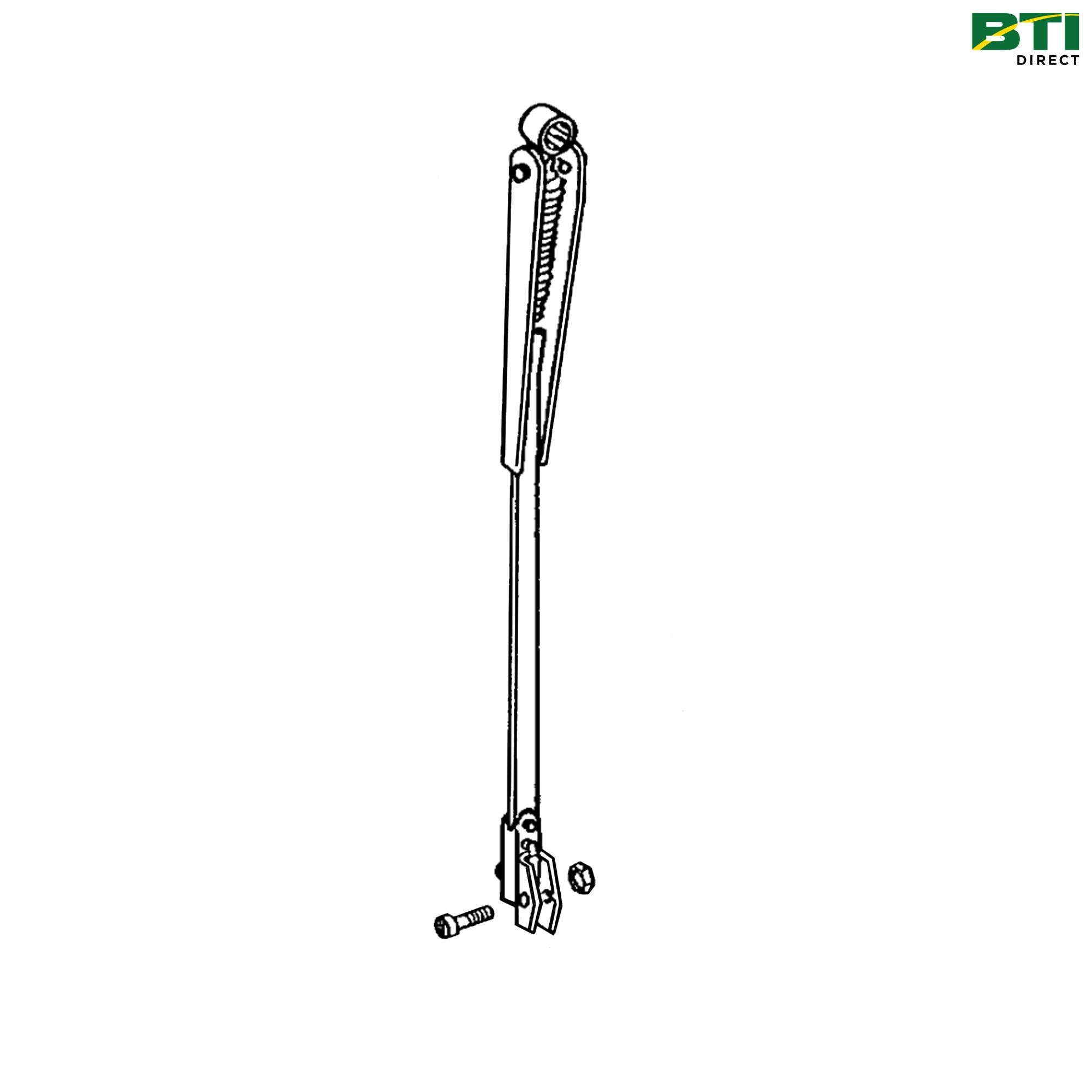 AR56692: Left Side Windshield Wiper Arm, 355.5 mm Length