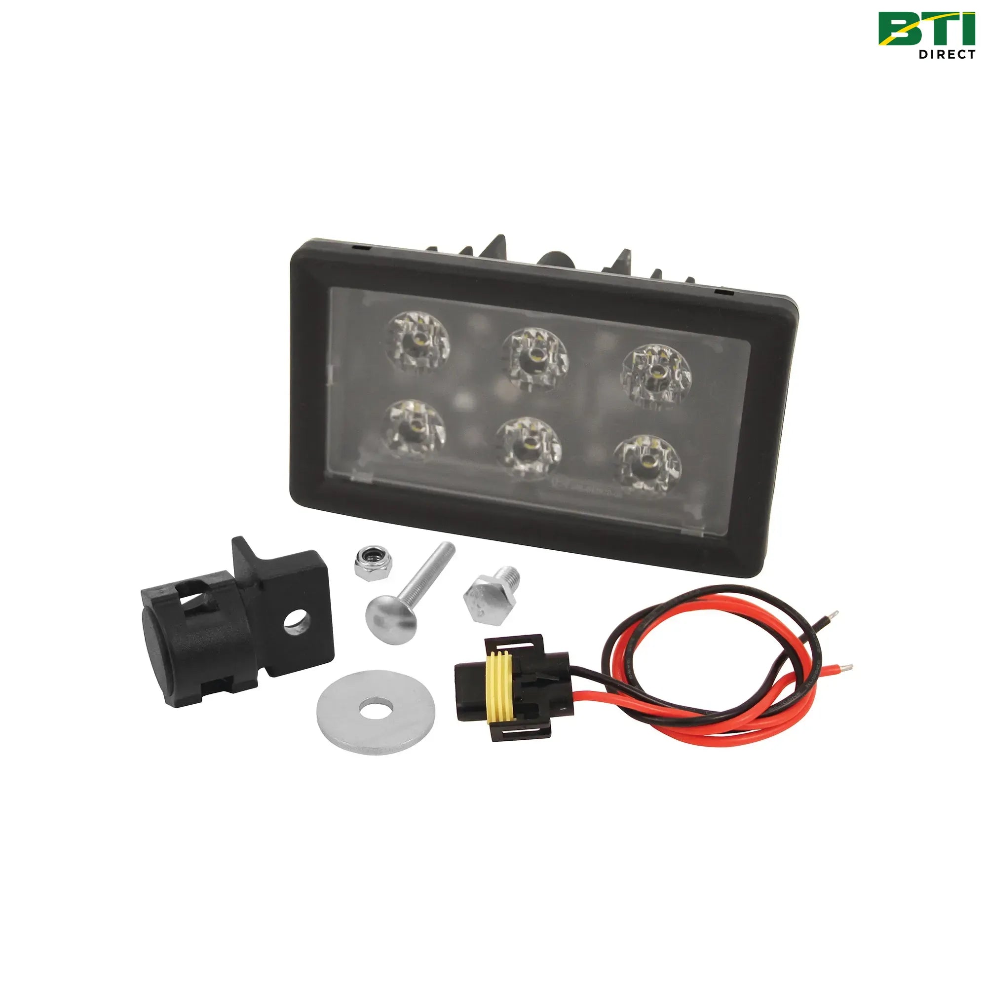 RE330061: Rectangular Side LED Work Light, 12.8 Volt