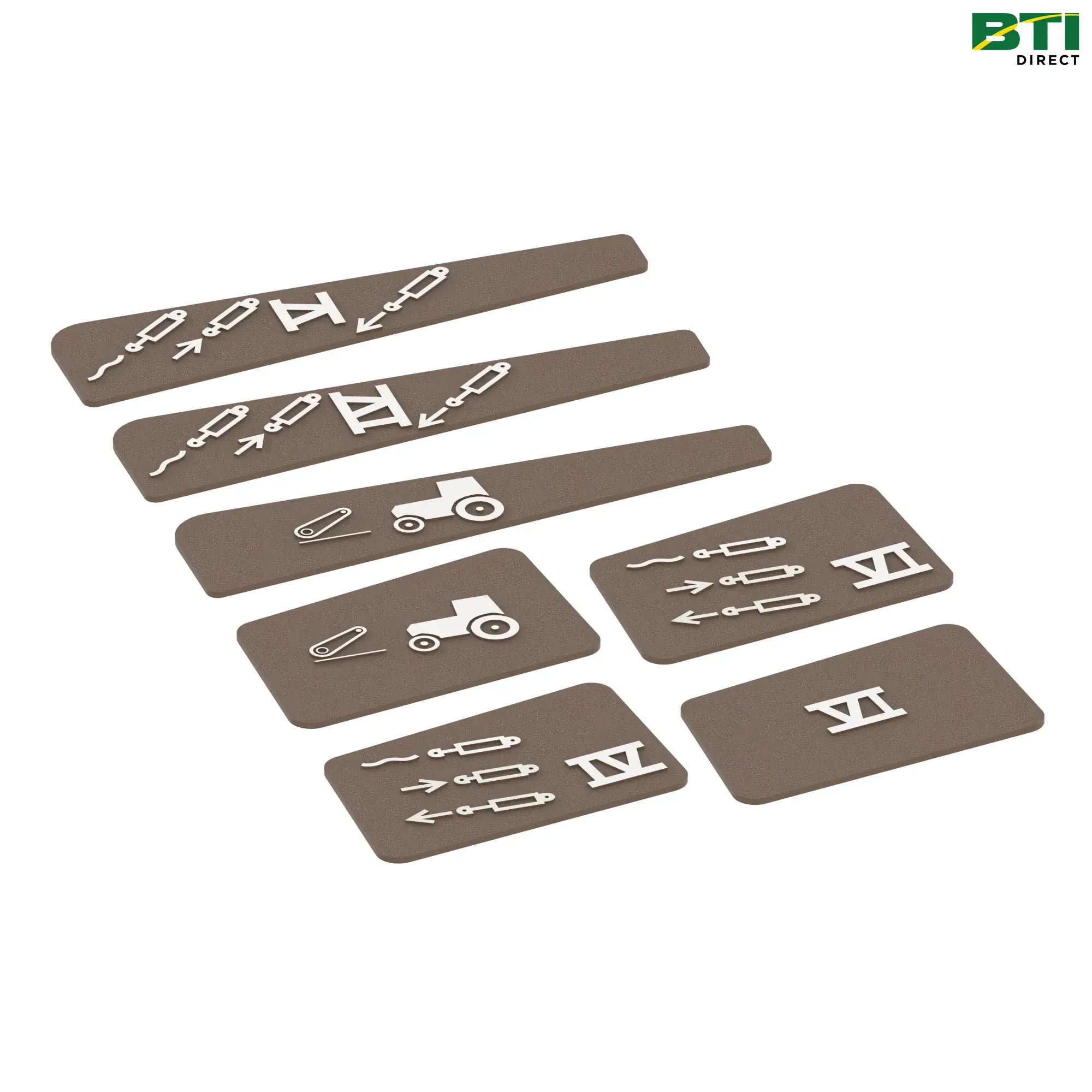 RE283224: Armrest Control Housing Label Kit